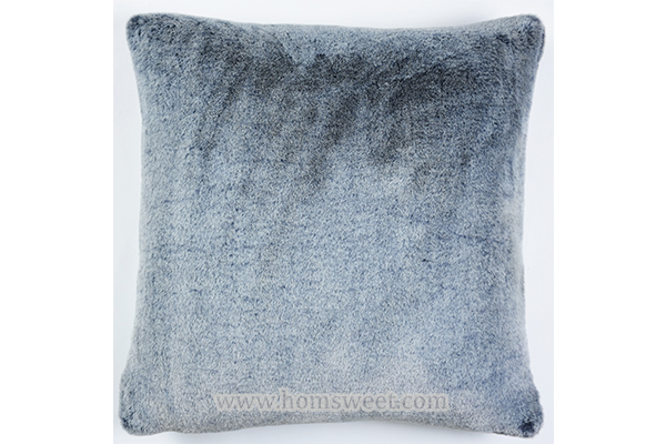 Super Soft Bottom Print Faux Rabbit Pillow